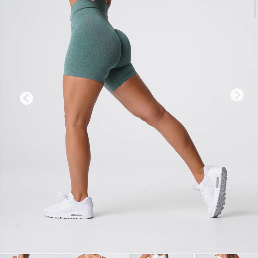 NVGTN Forest Green Pro Seamless Shorts
